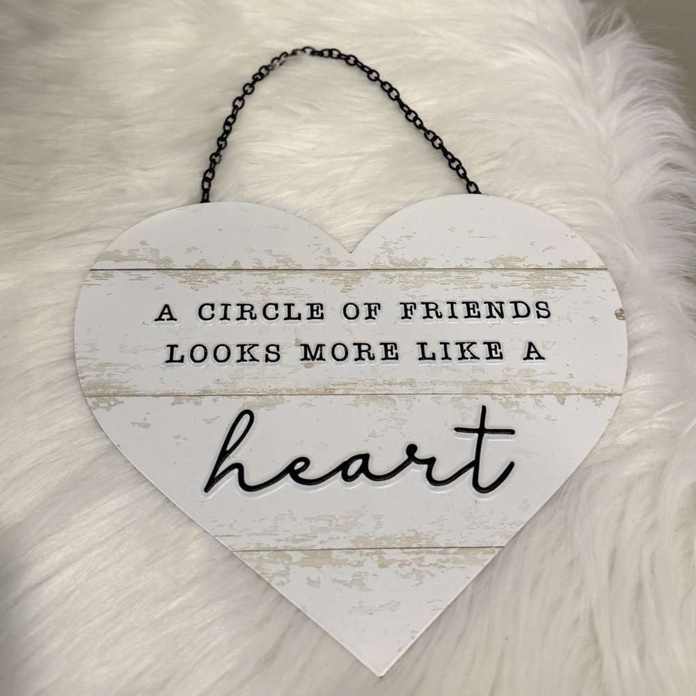 Hobby Lobby - Heart-Shaped Wall Decor w/ Inspirational Quote. New. Rustic, chic.